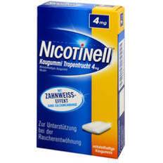 Nikotin-Kaugummis Rezeptfreie Arzneimittel Nicotinell Tropical Fruit 4mg 96 Stk. Kaugummi