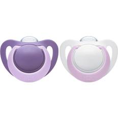 Nuk Smokker Nuk Genius Size 0 Silicone Soother 0-2m 2-pack