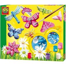 Bastelkisten SES Creative Butterfly Glitter Casting & Painting Set 01131