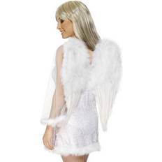 Engler Kostymer Smiffys White Feather Angel Wings 50x60cm