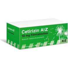 Asthma & Allergien Rezeptfreie Arzneimittel Cetirizin 10mg 100 Stk. Tablette