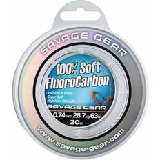 Fluorocarbon-Schnüre Angelschnur Savage Gear Soft Fluorocarbon 0.49mm 35m