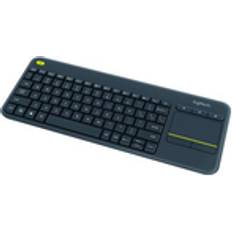 White Keyboards Logitech Wireless Touch Keyboard K400 Plus (English)