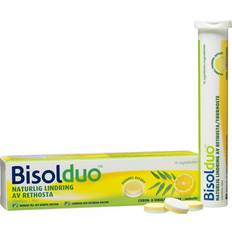 Forkjølelse - Sugetablett Reseptfrie legemidler Bisolduo Citron & Eukalyptus 18 st Sugetablett