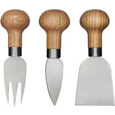 Sagaform Kitchen Accessories Sagaform Oval Oak Cheese Knife 12.5cm 3pcs