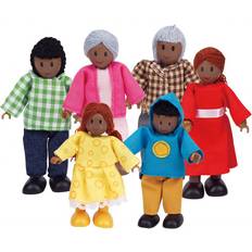 Hape Dolls & Doll Houses Hape Happy Family African American
