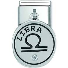 Nomination Composable Classic Link Libra Charm - Silver/Transparent