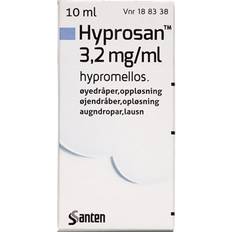 Øyne & Øre Reseptfrie legemidler Hyprosan 3.2mg/ml 10ml Øyedråper