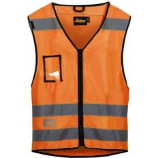 Oransje Arbeidsjakker Snickers Workwear Reflective Vest 9153 Hi-Vis