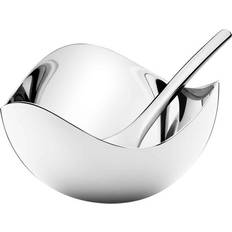 Salt Bowls Georg Jensen Bloom Spoon with Salt Bowl 7cm