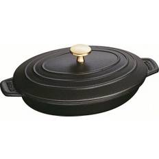Oven Dishes Staub Oval Covered Oven Dish 17cm 9.5cm