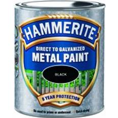 Hammerite Direct to Galvanised Metallmaling Svart 0.75L