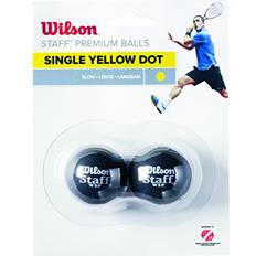 Squashballer Wilson Staff Single Yellow Dot 2-pack