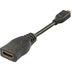 HDMI - HDMI Micro High Speed with Ethernet Adapter F-M 0.1m