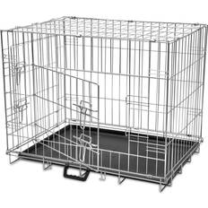 Dog Cages & Dog Carrier Bags - Dogs Pets vidaXL Foldable Dog Cage M 55x61cm