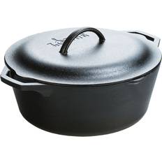 Lodge Cookware Lodge Cast Iron Dutch Oven with lid 1.749 gal 12.75 "