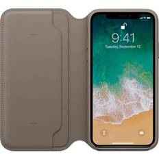 Wallet Cases Apple Leather Folio Case (iPhone X)