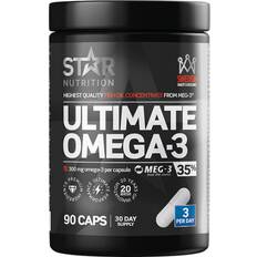 Star Nutrition Fettsyrer Star Nutrition Ultimate Omega-3 1000mg 90 st