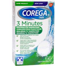 Rensetabletter Corega 3 Minutes Tablets 66-pack