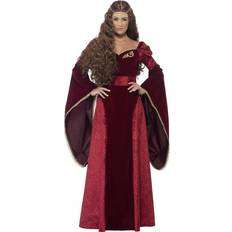Mittelalter Kostüme & Verkleidungen Smiffys Mittelalterliche Königin Liz Kostüm Deluxe