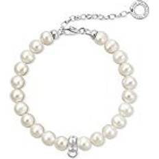 Thomas Sabo Bracelets Thomas Sabo Charm Bracelet - Silver/Pearls