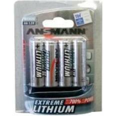 AA (LR06) - Lithium Batterier & Ladere Ansmann Extreme Lithium Mignon AA 4-pack