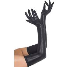 Zubehör Smiffys Gloves Wet Look Black