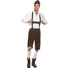 Oktoberfest Kostymer & Klær Smiffys Bavarian Man Costume Brown