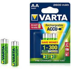 AA (LR06) - NiMH Batterien & Akkus Varta Accu AA 2600mAh 2-pack