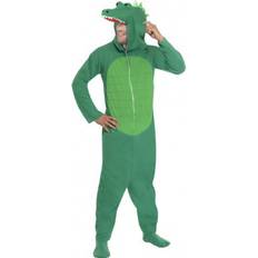 Smiffys Crocodile Costume All in One with Hood