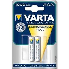 Varta Akkus - Wiederaufladbare Standardakkus Batterien & Akkus Varta Accu AAA 1000mAh 2-pack