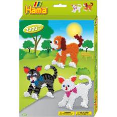 Katter Perler Hama Beads Midi Hanging Box Dog & Cats 3433