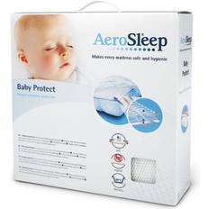 Hvite Madrassbeskyttelse AeroSleep Baby Protect 70x140cm