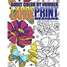Large Print Color By Numbers Horses Coloring Book For Adults: Horse Adult  Color By Number Book for Stress Relief and Relaxation (Paperback)