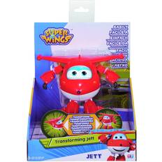 Plastic Toy Airplanes Super Wings Transforming Jett