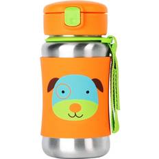 Skip Hop Baby Bottles & Tableware Skip Hop Zoo Stainless Steel Little Kid Straw Bottle Darby Dog