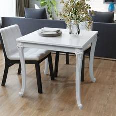 White gloss dining table Furniture vidaXL 243382 Dining Table