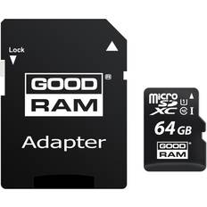GOODRAM M1AA MicroSDXC Class 10 UHS-I U1 60/10MB/s 64GB+Adapter
