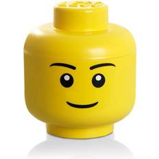 Gule Oppbevaringsbokser Room Copenhagen LEGO Iconic Storage Head S – Boy
