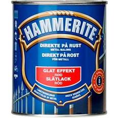Hammerite Direct to Rust Smooth Effect Metallmaling Rød 0.25L