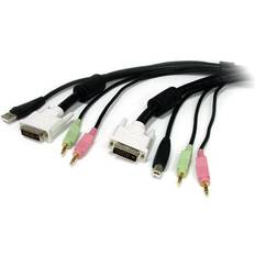 StarTech DVI/USB A/2x3.5mm-DVI/USB B/2x3.5mm 5.9ft