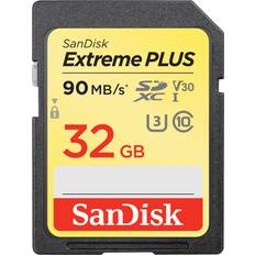 SanDisk Extreme Plus SDHC UHS-I U3 V30 90/60MB/s 32GB