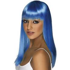 Wigs Smiffys Glamourama Wig Neon Blue