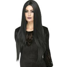 Halloween Lange parykker Smiffys Deluxe Witch Wig