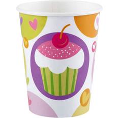 Amscan Paper Cup Cupcake 250ml 8-pack