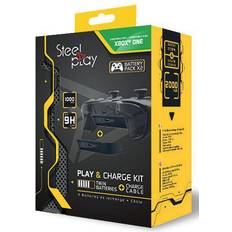 Batteripakke Spilltilbehør Steel Play Xbox One Play And Charge Kit