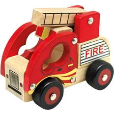 Holzspielzeug Autos Bino Wooden Fire Truck