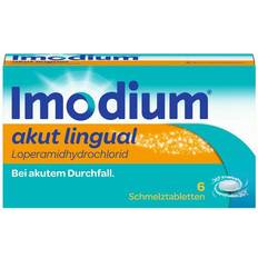 Loperamid Rezeptfreie Arzneimittel Imodium Akut Lingual 2mg 6 Stk. Im Mund auflösende Tablette