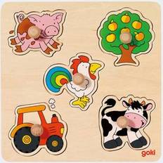 Steckpuzzles Goki The Countryside Lift Out Puzzle 5 Pieces