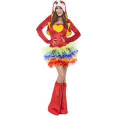 Smiffys Fever Birds of Paradise Parrot Costume Tutu Dress